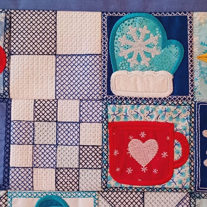 EW475 - Winter Mini Quilt Block