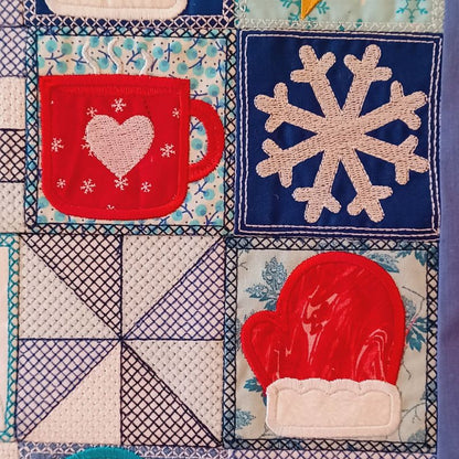 EW475 - Winter Mini Quilt Block
