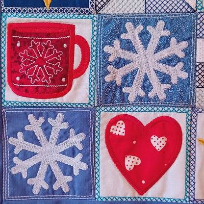 EW475 - Winter Mini Quilt Block