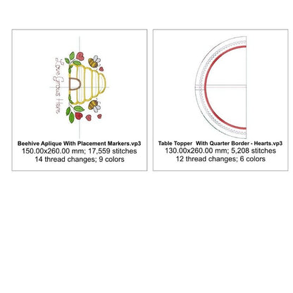 EW477 - Love Grows Here Table Topper