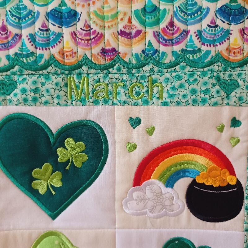 EW481 - ITH Mini House Quilt - March