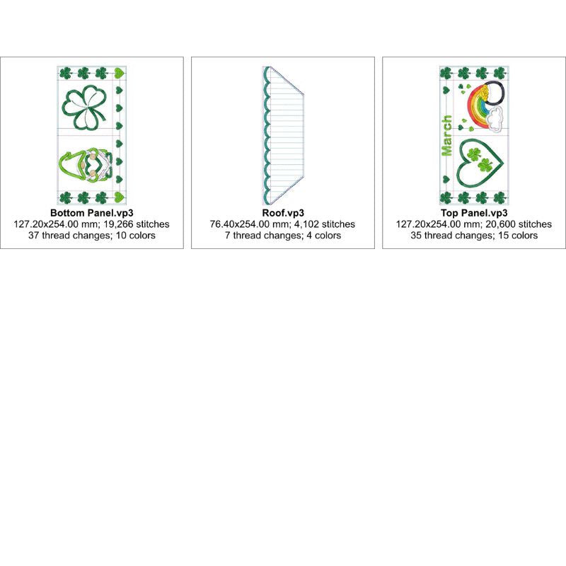 EW481 - ITH Mini House Quilt - March