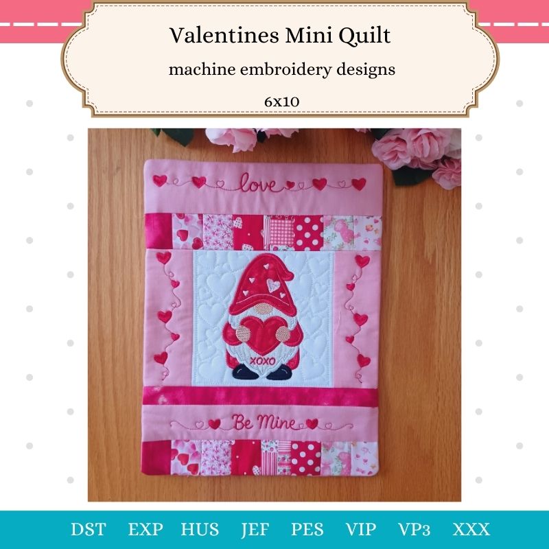 EW482 - Valentines Mini Quilt