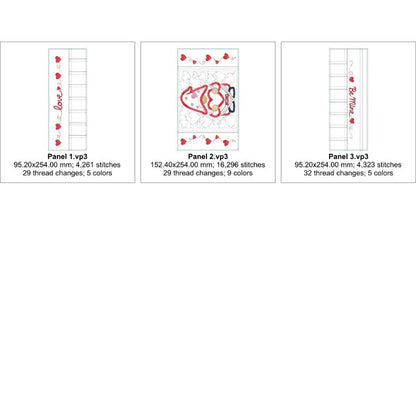 EW482 - Valentines Mini Quilt