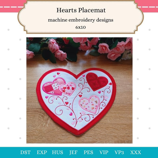 EW484 - Hearts Placemat