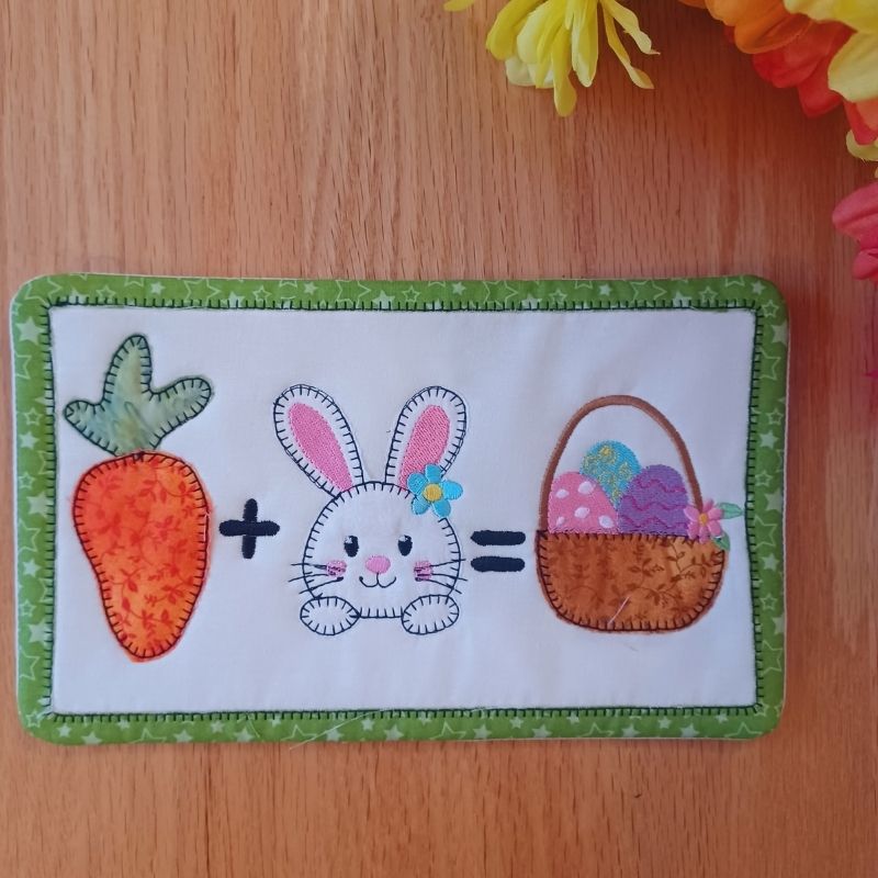 EW489 - ITH Easter Equation Mug Rugs