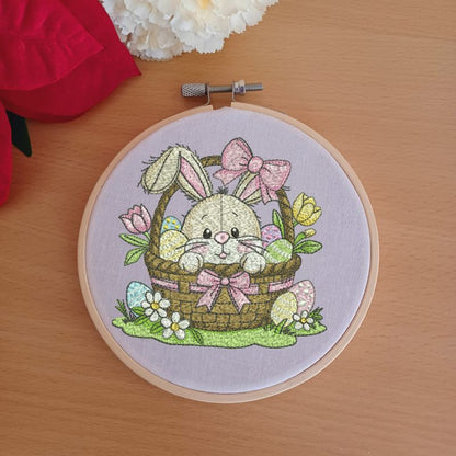 EW491 - Cute Easter Bunny Basket