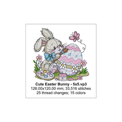EW492 - Cute Easter Bunny