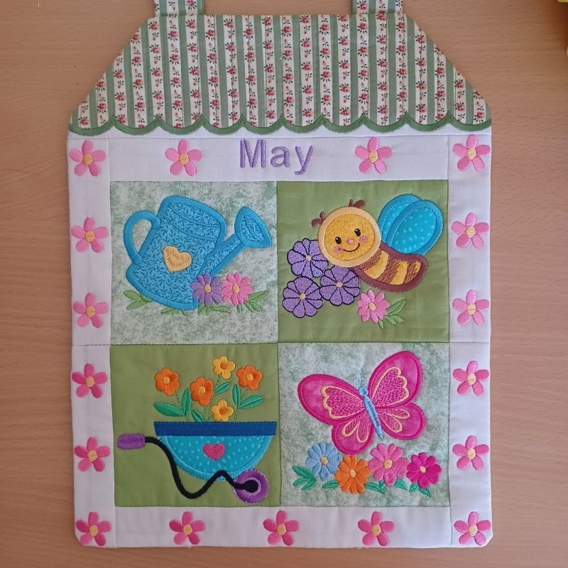 ITH Mini House Quilt May – Machine Embroidery Design | EmbWeekly