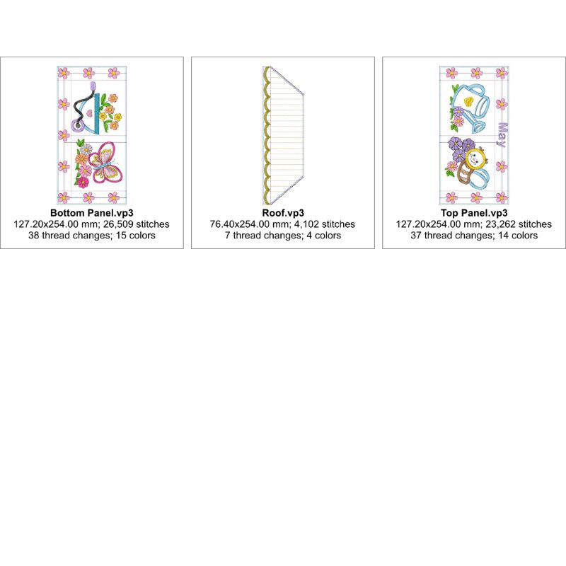 EW495 - ITH Mini House Quilt Collectable - May