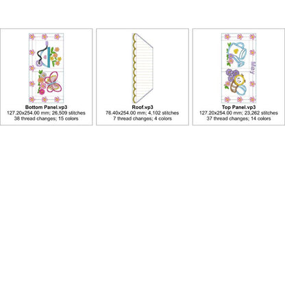 EW495 - ITH Mini House Quilt Collectable - May