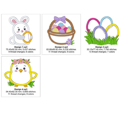 EW500 - Easter Applique Collectables 1