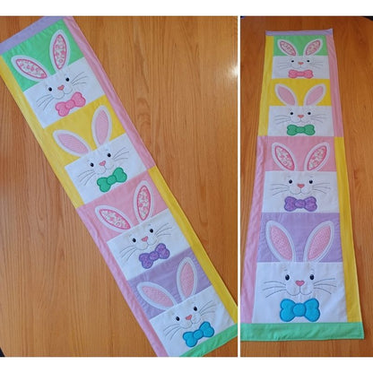 EW502 - Applique Bunny Table Runner