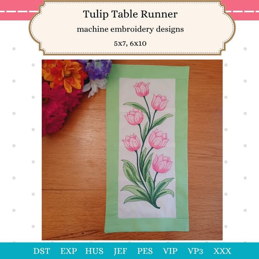 EW507 - Tulip Table Runner