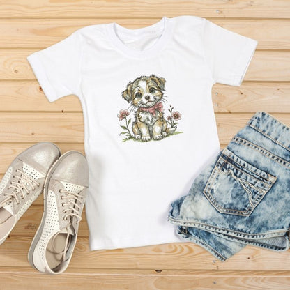 EW511 - Cute Puppy Sketch Collectable - April