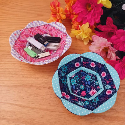 EW516 -  ITH Quilted Applique Bowls