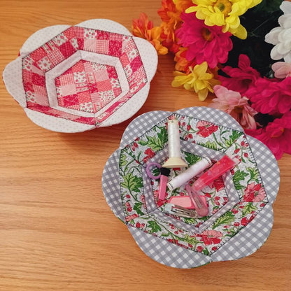 EW516 -  ITH Quilted Applique Bowls
