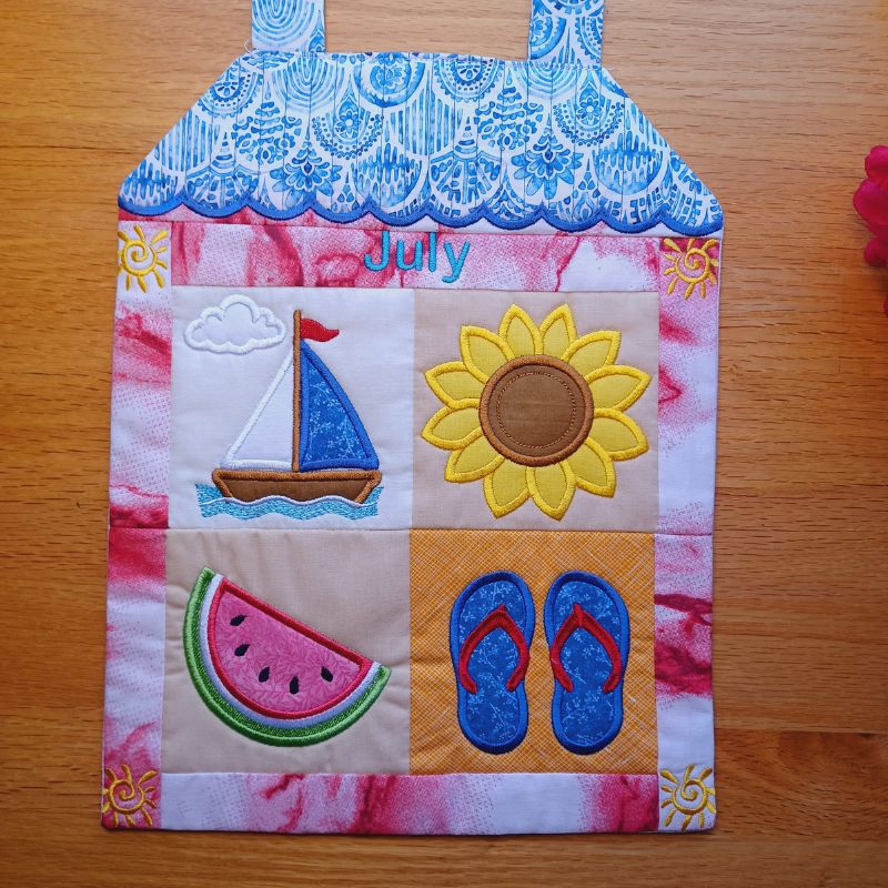 EW517 - ITH Mini House Quilt Collectable - July