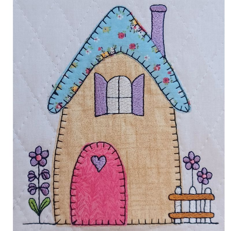 EW523 - Applique Country Cottages 1