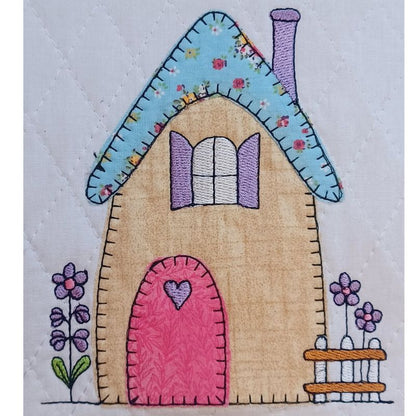 EW523 - Applique Country Cottages 1