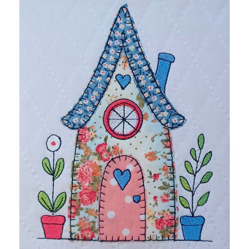 EW523 - Applique Country Cottages 1