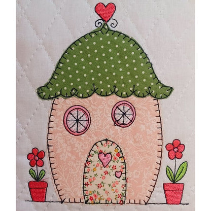 EW523 - Applique Country Cottages 1