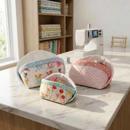 EW526 - ITH Quilted Applique Fabric Baskets