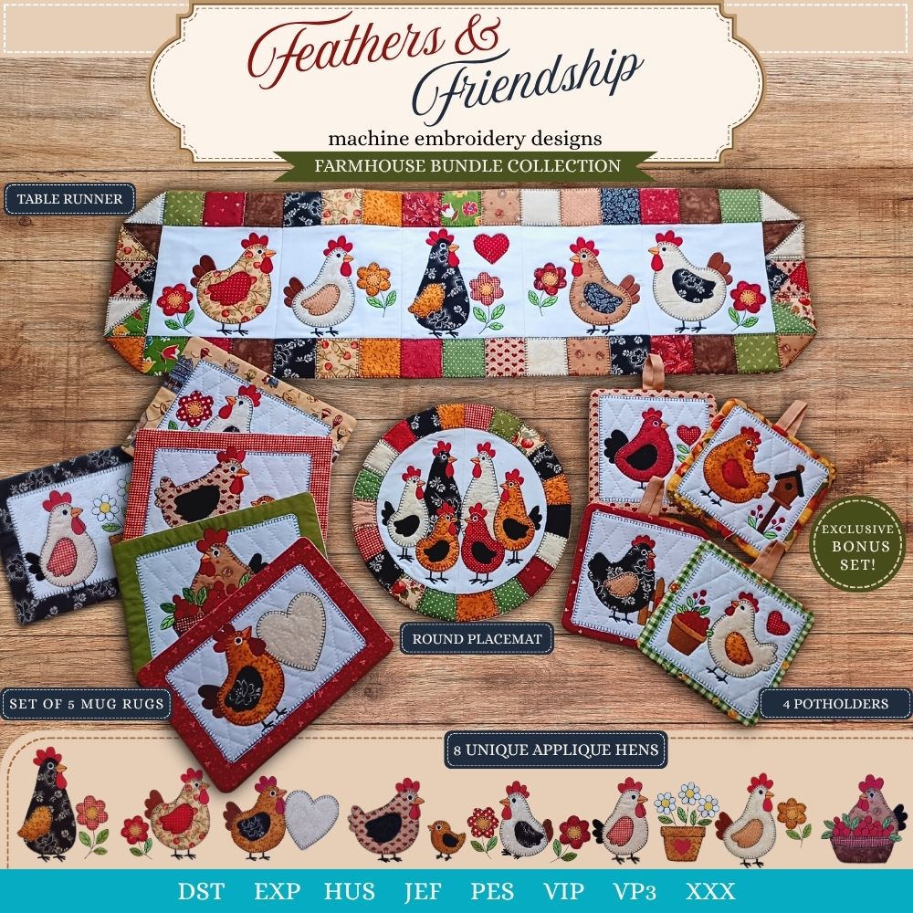 EW532 - Feathers & Friendship Farmhouse Collection