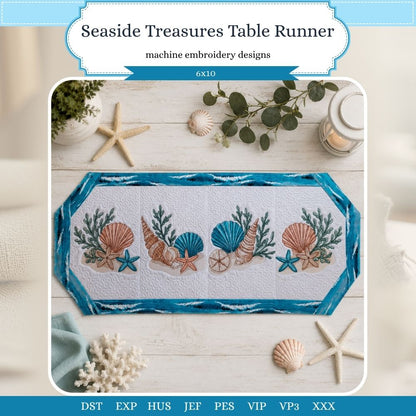EW534 - Seaside Treasures Table Runner
