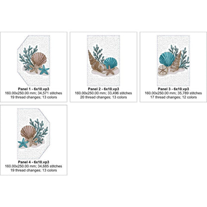 EW534 - Seaside Treasures Table Runner
