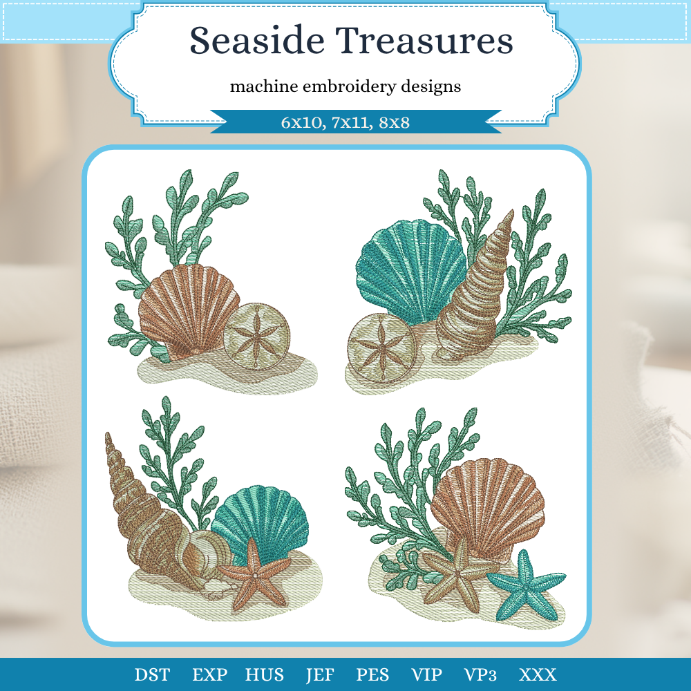 EW535 - Seaside Treasures Embroidery Collection