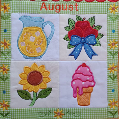 EW542 - ITH House Mini Quilt August Collectable