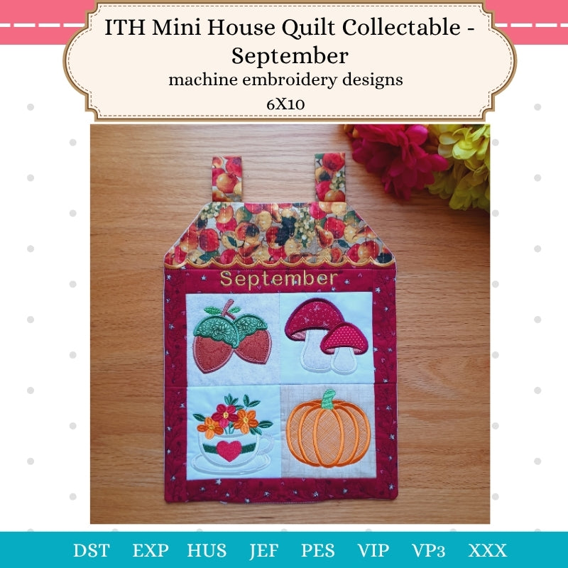 EW550 - ITH House Mini Quilt September Collectable