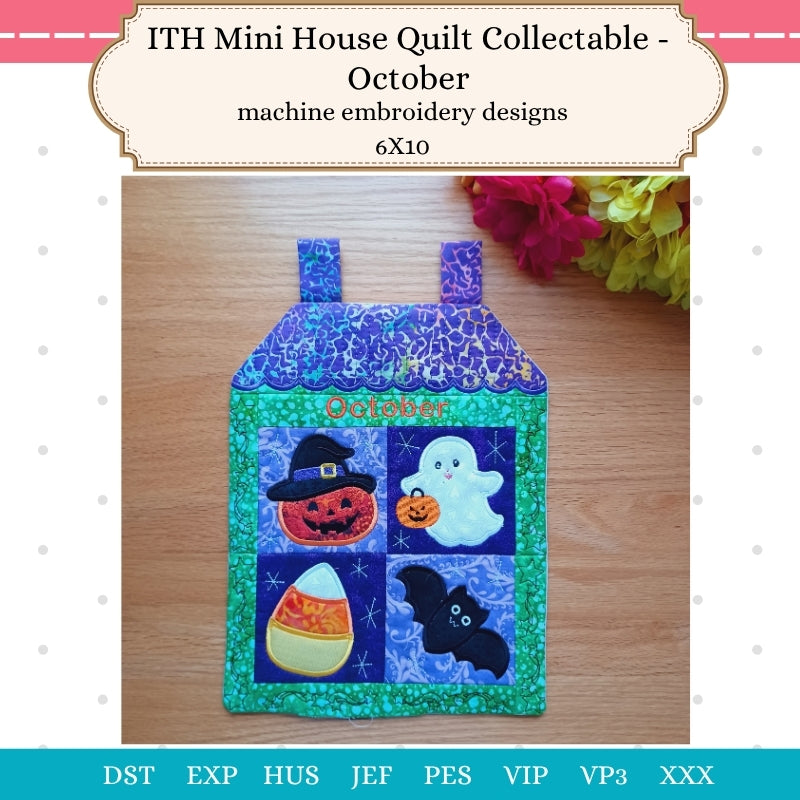 EW551 - ITH House Mini Quilt October Collectable