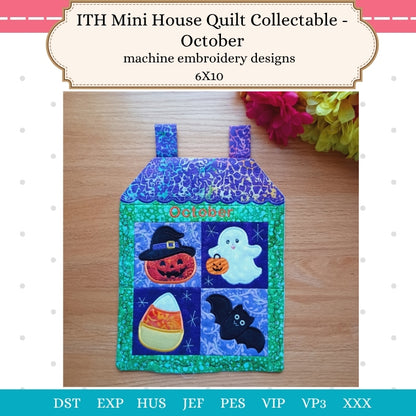 EW551 - ITH House Mini Quilt October Collectable