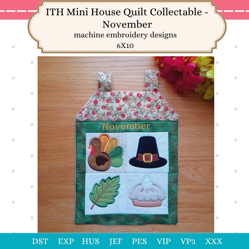 EW552 - ITH House Mini Quilt November Collectable
