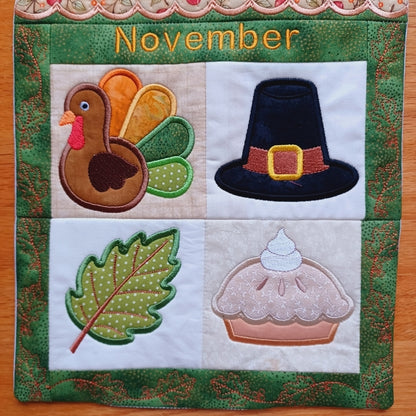 EW552 - ITH House Mini Quilt November Collectable