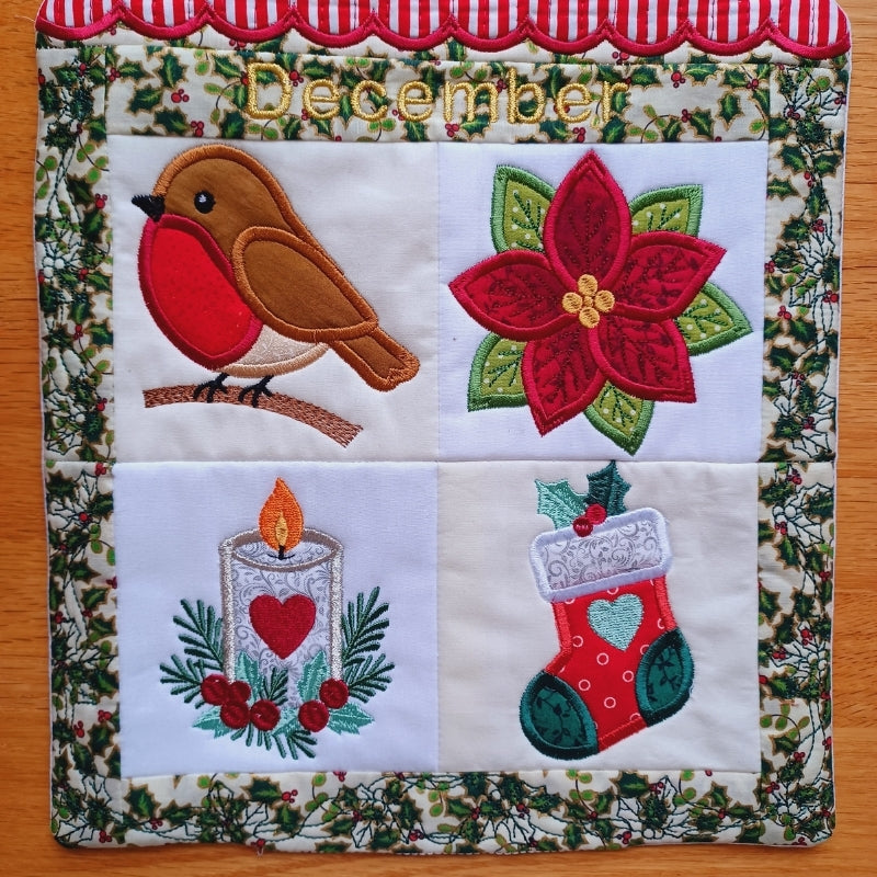 EW553 - ITH House Mini Quilt December Collectable