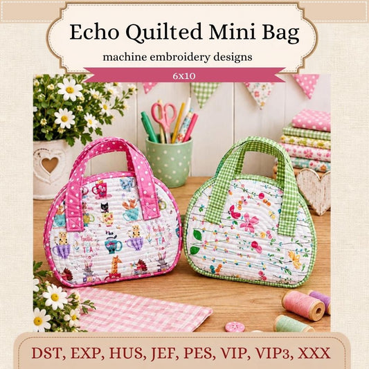EW557 – Echo Quilted Mini Bag