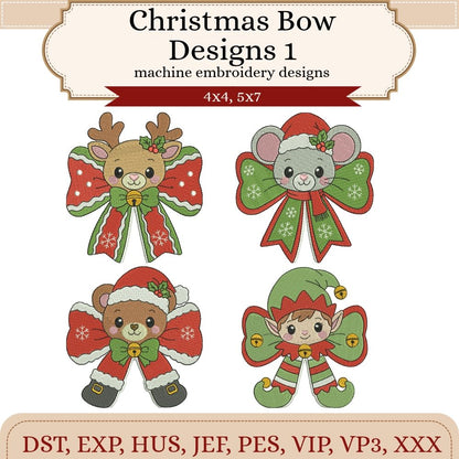 EW565 - Christmas Bows 1