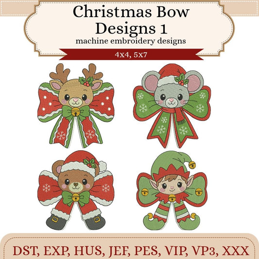 EW565 - Christmas Bows 1