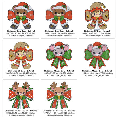 EW565 - Christmas Bows 1