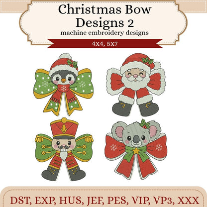 EW566 - Christmas Bows 2