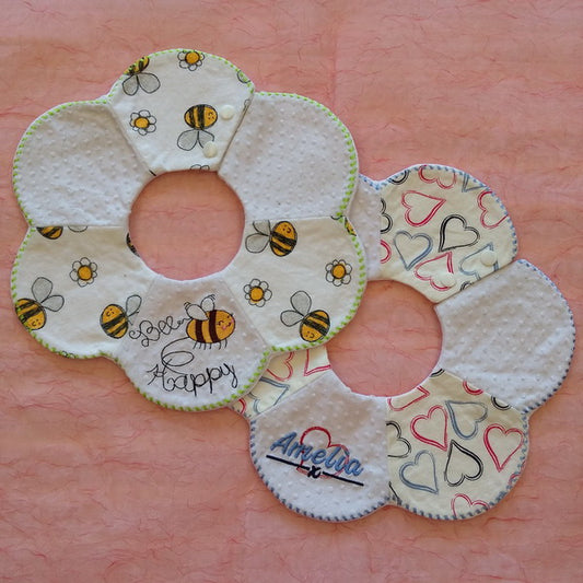 EWC136  Flower Bibs