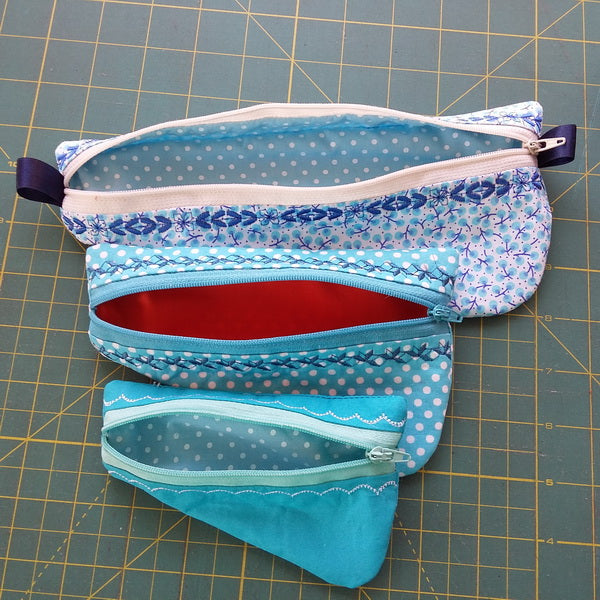 EWC143  ITH Zipper Scissor Pouches