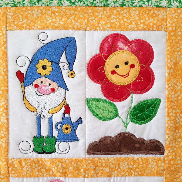 EWC162  Spring Gnomes Hanger