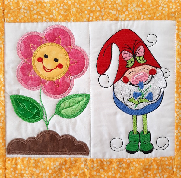 EWC162  Spring Gnomes Hanger