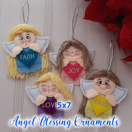 EWC174  Angel Blessings Ornaments