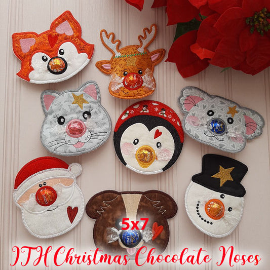 EWC175  ITH Christmas Chocolate Noses