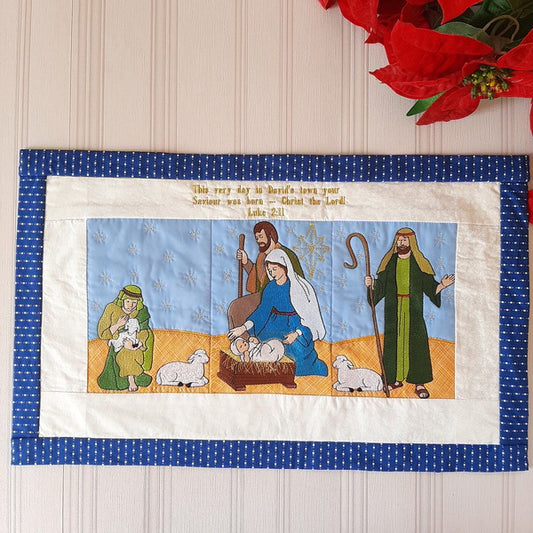 EWC193  Nativity Quilt